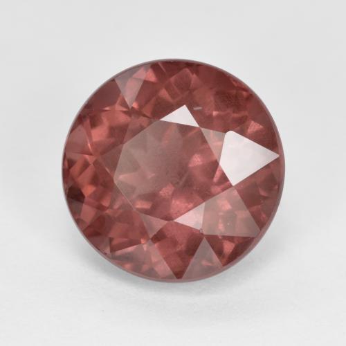 Grenat malaya rose naturelle coupe roude, 4,43 ct, VS