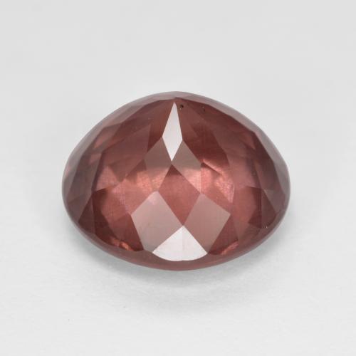 Grenat malaya rose naturelle coupe roude, 4,43 ct, VS