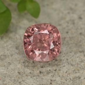 Grenat Malaya Rose naturelle Coupe coussin, 0.74 ct, VS