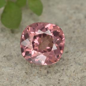 Grenat malaya rose naturelle coupe coussin, 0,78 ct, VS