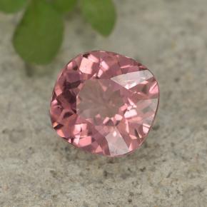 Grenat malaya rose naturelle coupe coussin, 0,78 ct, VS