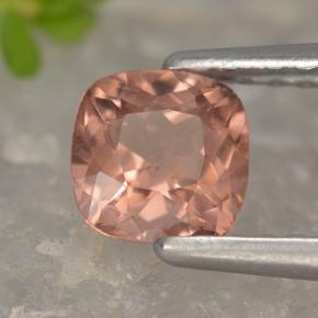 Grenat malaya rose naturelle coupe coussin, 0,68 ct, VS