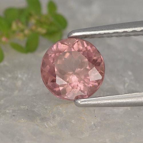 Grenat Malaya Rose foncé naturelle Coupe roude, 1.06 ct, VS