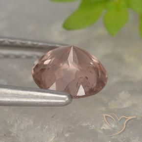 Grenat Malaya Rose moyen naturelle Tour, 0.84 ct, VS