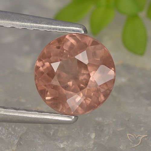 0.98ct Naturel Rose moyen Grenat Malaya, Tour, VS