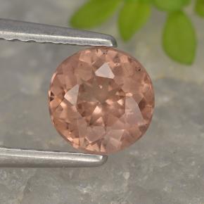 Grenat malaya rose naturelle coupe roude, 0,87 ct, VS