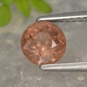 Grenat Malaya Rose foncé naturelle Coupe roude, 0.98 ct, VS