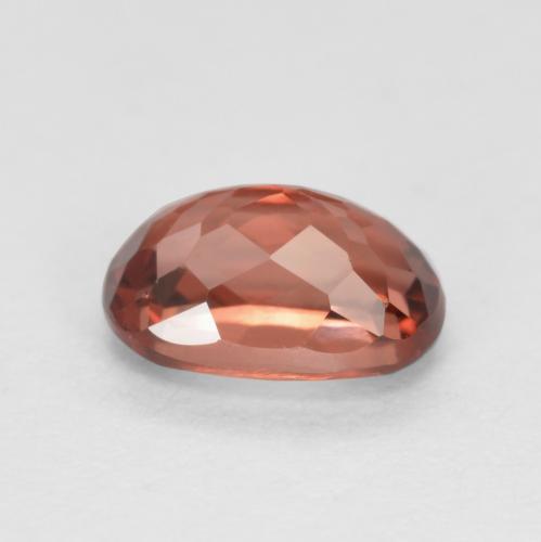Grenat malaya rouge naturelle coupe coussin, 0,76 ct, VVS-VS