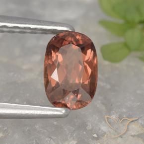Grenat Malaya Rose foncé Rouge naturelle Coussin, 0.79 ct, VVS-VS