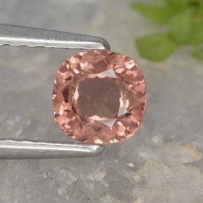 Grenat malaya rose naturelle coupe coussin, 0,58 ct, VVS-VS