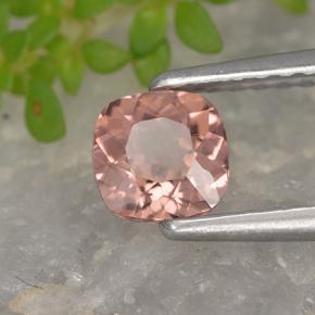 Grenat malaya rose naturelle coupe coussin, 0,60 ct, VVS-VS