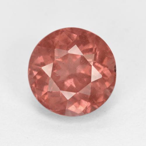 Grenat malaya rose naturelle coupe roude, 1,70 ct, VS