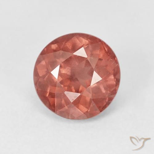1.86ct Naturel Rose rougeâtre Grenat Malaya, Tour, VS