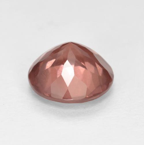 Grenat Malaya Rose framboise naturelle Coupe roude, 1.51 ct, VS