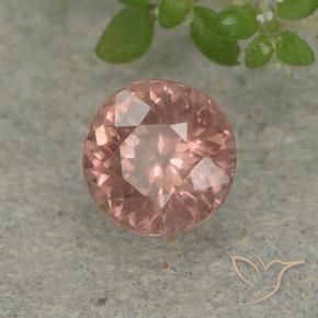 Grenat Malaya Rose moyen naturelle Tour, 0.68 ct, VS