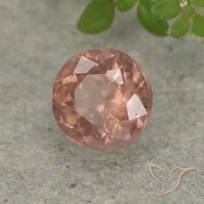 Grenat Malaya Rose orangé naturelle Tour, 0.73 ct, VS