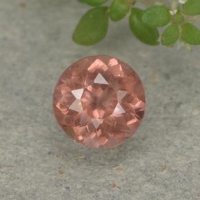Grenat malaya rose naturelle coupe roude, 0,58 ct, VS