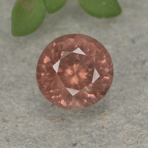 Grenat Malaya Rose moyen naturelle Tour, 0.81 ct, VS