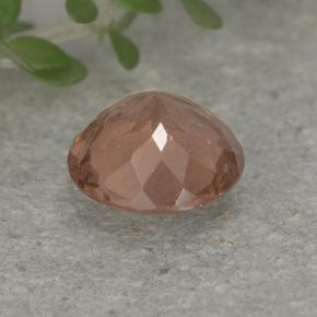 Grenat malaya rose naturelle coupe roude, 0,94 ct, VS