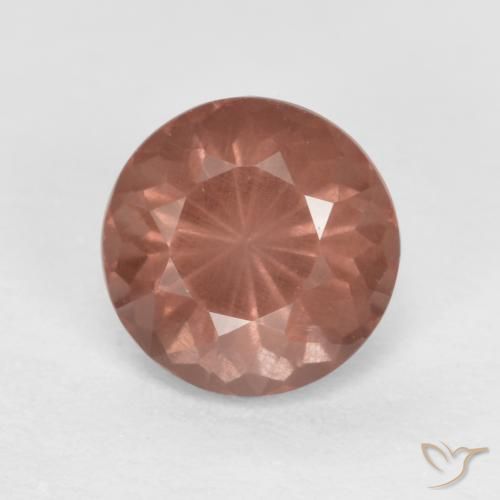 0.68ct Naturel Rose orangé Grenat Malaya, Tour, VS
