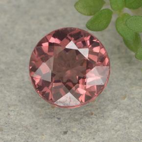 Grenat malaya rose naturelle coupe roude, 0,99 ct, VS