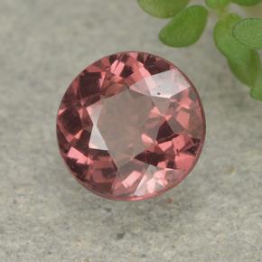 Grenat malaya rose naturelle coupe roude, 0,99 ct, VS