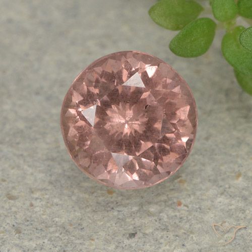 0.93ct Naturel Rose moyen Grenat Malaya, Tour, VS