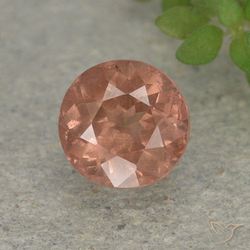 0.86ct Naturel Rose pamplemousse Grenat Malaya, Tour, VS