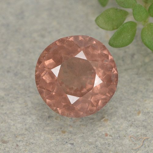 0.77ct Naturel Rose moyen Grenat Malaya, Tour, VS