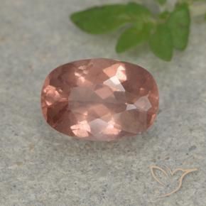 Grenat Malaya Rose rougeâtre naturelle Coussin, 0.98 ct, VS