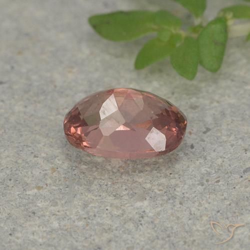 Grenat Malaya Rose moyen naturelle Coupe coussin, 0.70 ct, VS