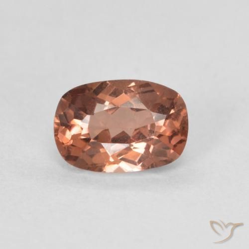 Grenat Malaya Rose foncé naturelle Coussin, 0.72 ct, VS