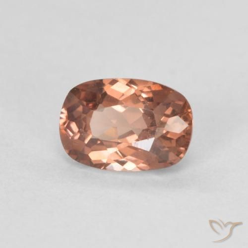 Grenat Malaya Rose foncé naturelle Coussin, 0.72 ct, VS