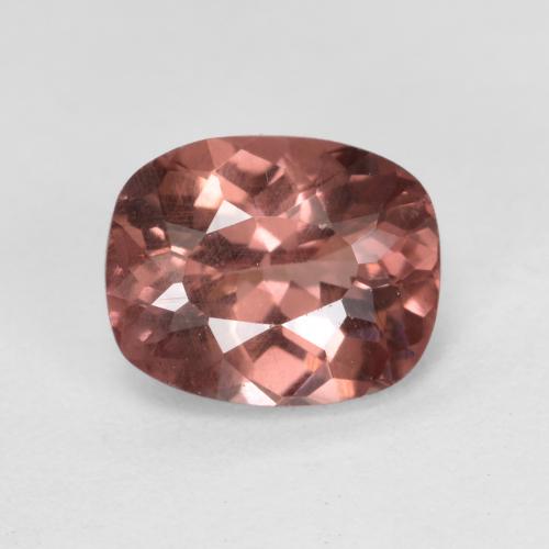 Grenat Malaya Rose foncé naturelle Coupe coussin, 0.86 ct, VS