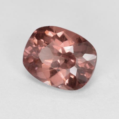 Grenat Malaya Rose foncé naturelle Coupe coussin, 0.86 ct, VS