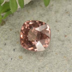 Grenat Malaya Rose naturelle Coupe coussin, 0.83 ct, VS
