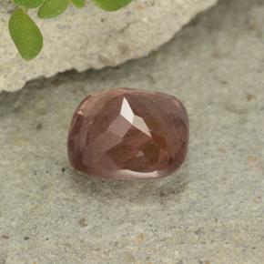 Grenat malaya rose naturelle coupe coussin, 1,24 ct, VS