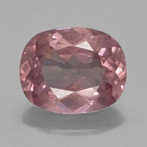 Grenat malaya rose naturelle coupe coussin, 3,84 ct, VS