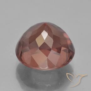 Grenat malaya rose naturelle coupe roude, 7,00 ct, VS