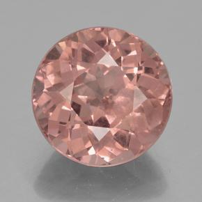 Grenat malaya rose naturelle coupe roude, 5,52 ct, VS