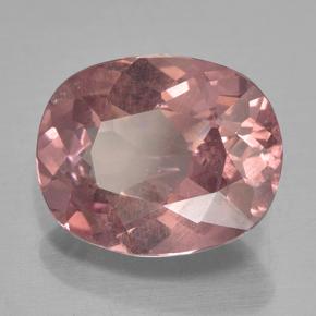 Grenat malaya rose naturelle coupe coussin, 3,77 ct, VS