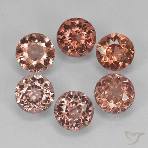 3.88ctw Naturel Rouge moyen Grenat Malaya, Tour, VS
