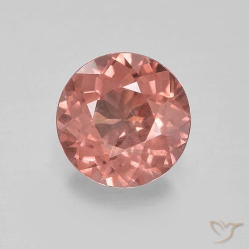 Grenat Malaya Rose moyen naturelle Coupe roude, 1.63 ct, VS