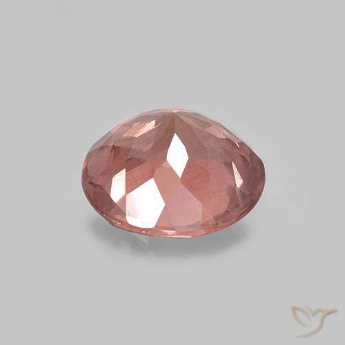 Grenat Malaya Rose moyen naturelle Coupe roude, 1.63 ct, VS