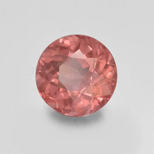 Grenat malaya rose naturelle coupe roude, 1,91 ct, VS