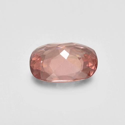 Grenat malaya rose naturelle coupe coussin, 1,35 ct, VS