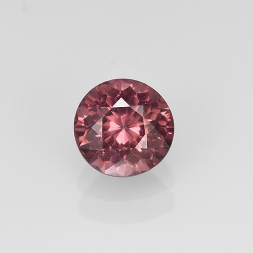 Grenat Malaya Rouge violacé naturelle Coupe roude, 1.11 ct, VS