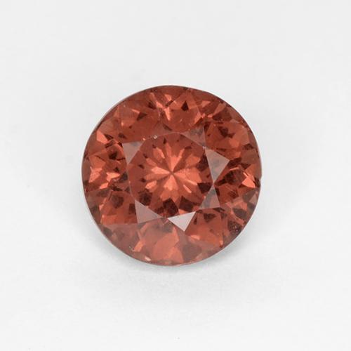 Grenat Malaya Rouge chaud naturelle Coupe roude, 1.18 ct, VS