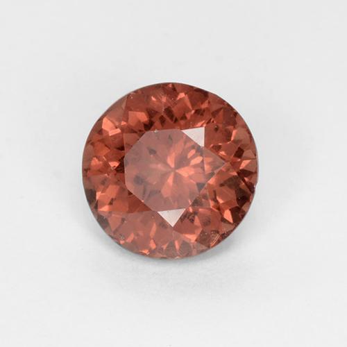 Grenat Malaya Rouge chaud naturelle Coupe roude, 1.18 ct, VS