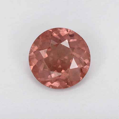 Grenat Malaya Rouge moyen naturelle Coupe roude, 1.27 ct, VS